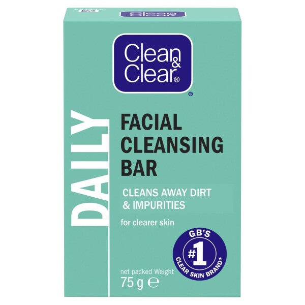 Buy Clean & Clear Facial Cleansing Bar 75G - Premium Quality Toiletries Online - Product Image Buy Clean & Clear Facial Cleansing Bar 75G - Premium Quality Toiletries Online - Product Image
